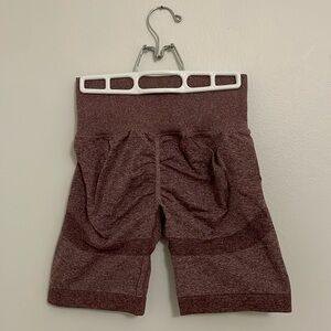 SHEIN Size Medium Set of 4 Scrunchie butt biker shorts.